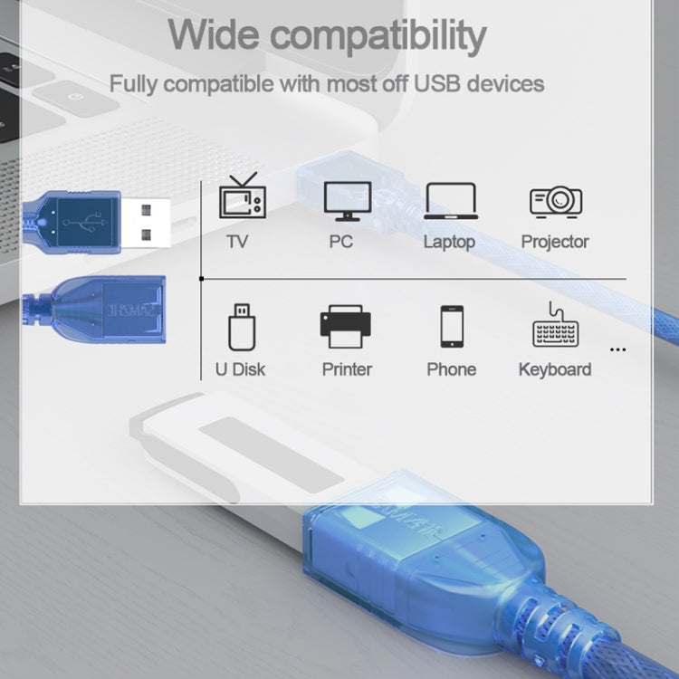 USB 2.0 AM to AF Extension Cable, Length: 30cm by buy2fix