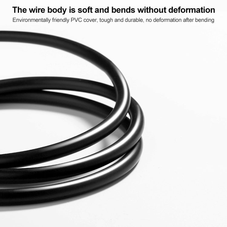 2 in 1 USB 2.0 Male to Mini 5pin Male + USB Male Cable, Length: 80 cm(Black) by buy2fix