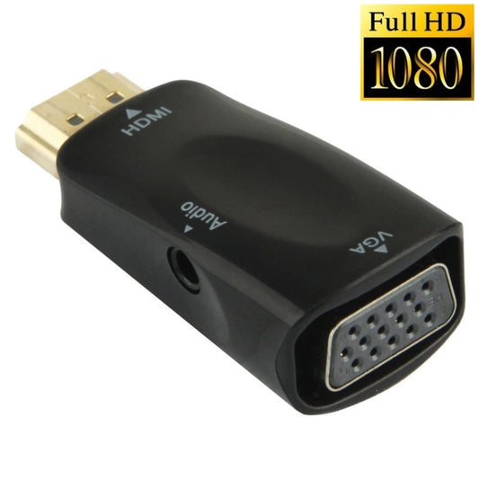 Full HD 1080P HDMI to VGA and Audio Adapter for HDTV / Monitor / Projector(Black) by buy2fix