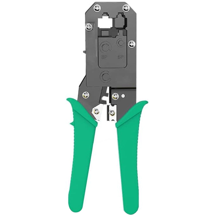 8P8C Handle Networking Crimper Pliers Tool(Green) by buy2fix
