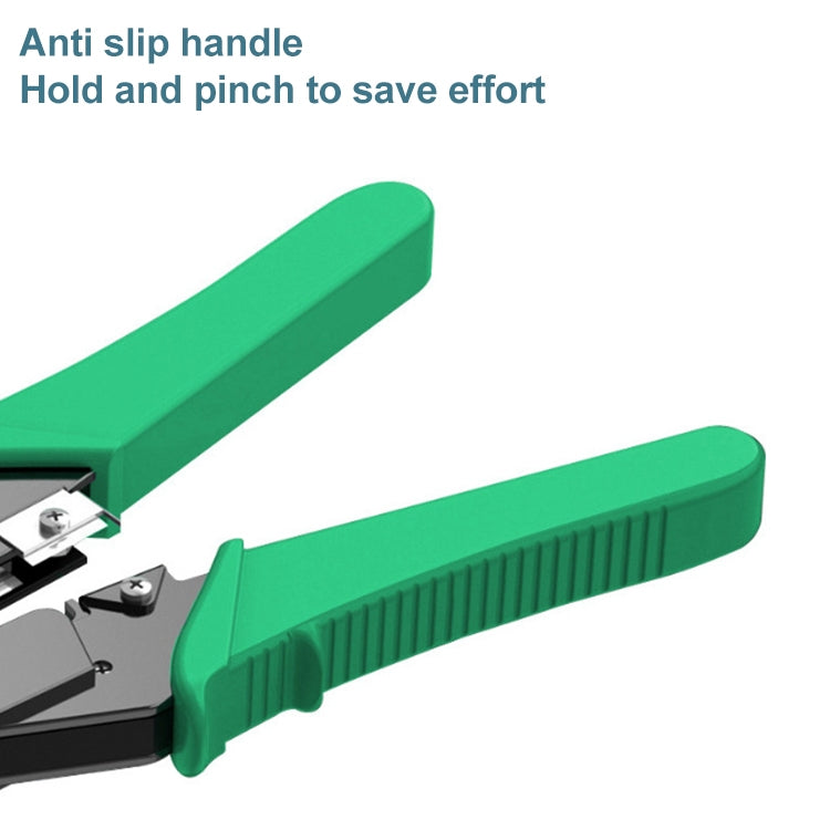 8P8C Handle Networking Crimper Pliers Tool(Green) by buy2fix