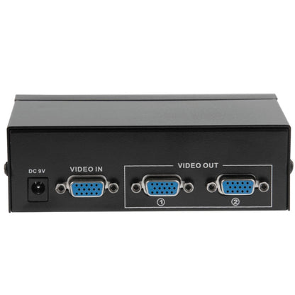 FJ-2502A 2 Port VGA Video Splitter High Resolution 1920 x 1440 Support 250MHz Video Bandwidth by buy2fix