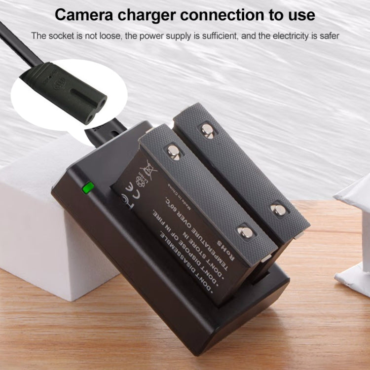 2 Prong Style Small UK Notebook Power Cord, Length: 1.2M(Black) by buy2fix