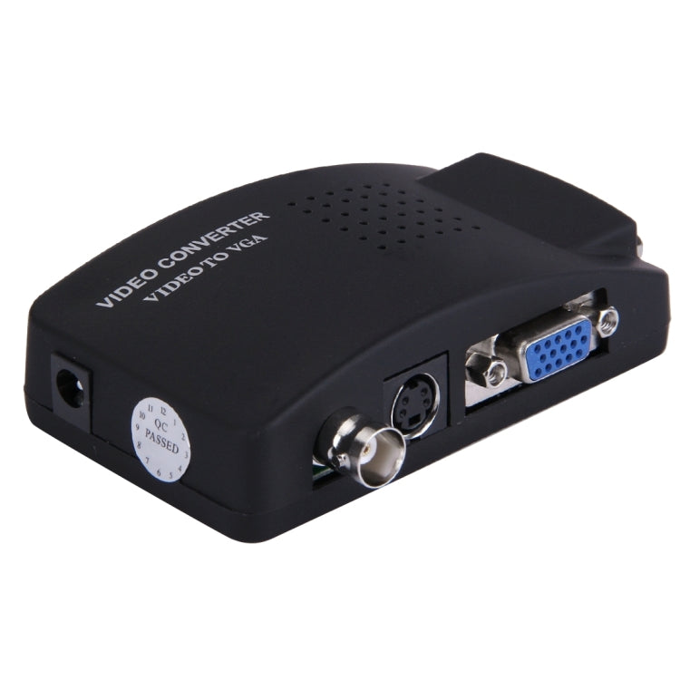 BNC / S-Video to VGA Video Converter(UK Plug) by buy2fix