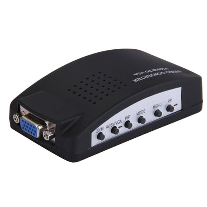 BNC / S-Video to VGA Video Converter(EU Plug) - Video Converter by buy2fix | Online Shopping UK | buy2fix