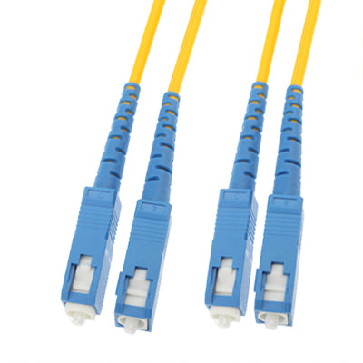 SC-SC Dual-Core Single Mode Fiber Optic Jumper by buy2fix