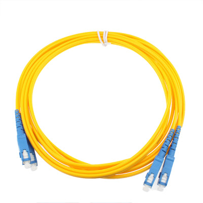 SC-SC Dual-Core Single Mode Fiber Optic Jumper by buy2fix