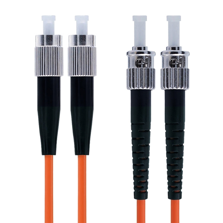 FC-ST Dual-Core Multi Mode Fiber Optic Jumper,Length: 3m by buy2fix