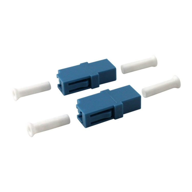 5pcs LC-LC Single-Mode Simplex Fiber Flange / Connector / Adapter / Lotus Root Device(Blue) - Fiber Optic Jumper by buy2fix | Online Shopping UK | buy2fix