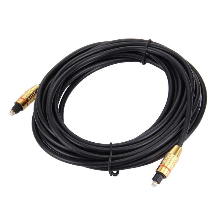 Digital Audio Optical Fiber Toslink Cable, Cable Length: 5m, OD: 5.0mm by buy2fix