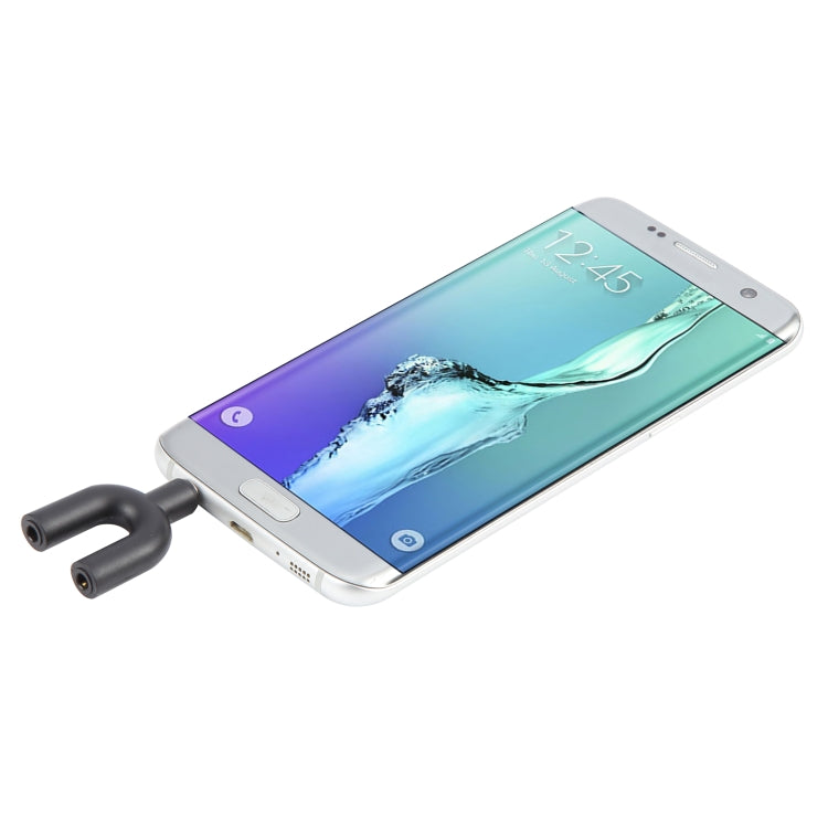 3.5mm Stereo Male to 3.5mm Headphone & Mic Female Splitter Adapter(Black) - Splitter Adapter by buy2fix | Online Shopping UK | buy2fix