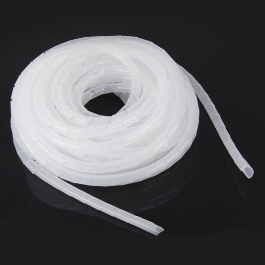 100m Spiral Cable Winding Casing Pipe, Diameter: 6mm by buy2fix