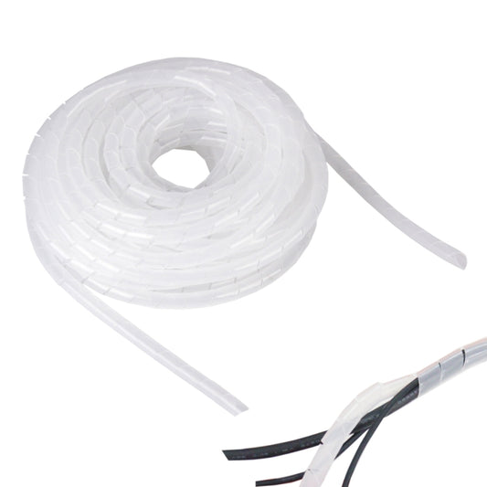 100m Spiral Cable Winding Casing Pipe, Diameter: 8mm by buy2fix