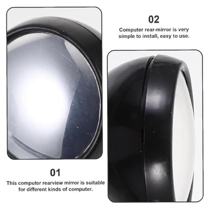 Computer Rearview Convex Glasses Rear View Mirror (Random Color Delivery) - Gadget by buy2fix | Online Shopping UK | buy2fix