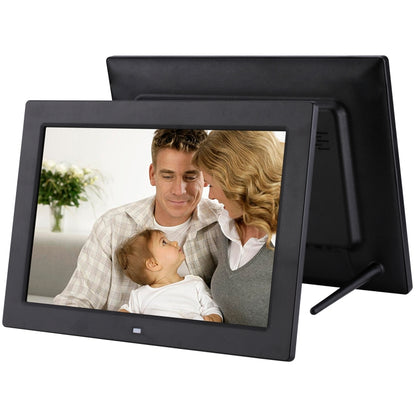 12.1 inch Digital Photo Frame with Holder & Remote Control, Allwinner F16 Program, Support SD /  MMC / USB Flash Disk(Black) - 11 inch Below by buy2fix | Online Shopping UK | buy2fix