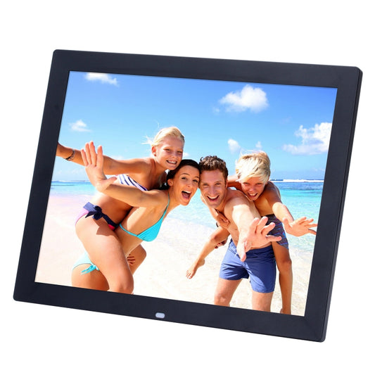 15 inch HD LED Screen Digital Photo Frame with Holder & Remote Control, Allwinner, Alarm Clock / MP3 / MP4 / Movie Player(Black) - 11-15 inch by buy2fix | Online Shopping UK | buy2fix