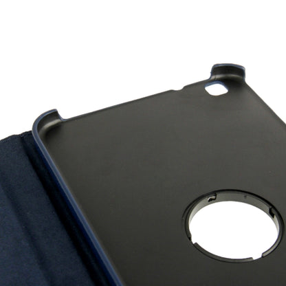 360 Degree Rotation Litchi Texture Leather Case with Holder for Galaxy Tab 3 (8.0) / T3110 / T3100 / T315(Dark Blue) - Other Galaxy Tab PC by buy2fix | Online Shopping UK | buy2fix