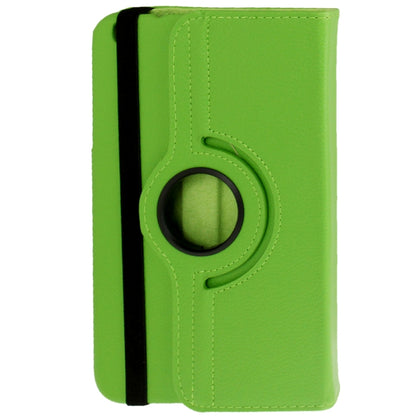 360 Degree Rotation Litchi Texture Leather Case with Holder for Galaxy Tab 3 (8.0) / T3110 / T3100 / T315(Green) - Other Galaxy Tab PC by buy2fix | Online Shopping UK | buy2fix