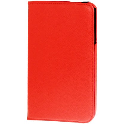 360 Degree Rotation Litchi Texture Leather Case with Holder for Galaxy Tab 3 (8.0) / T3110 / T3100 / T315(Red) - Other Galaxy Tab PC by buy2fix | Online Shopping UK | buy2fix