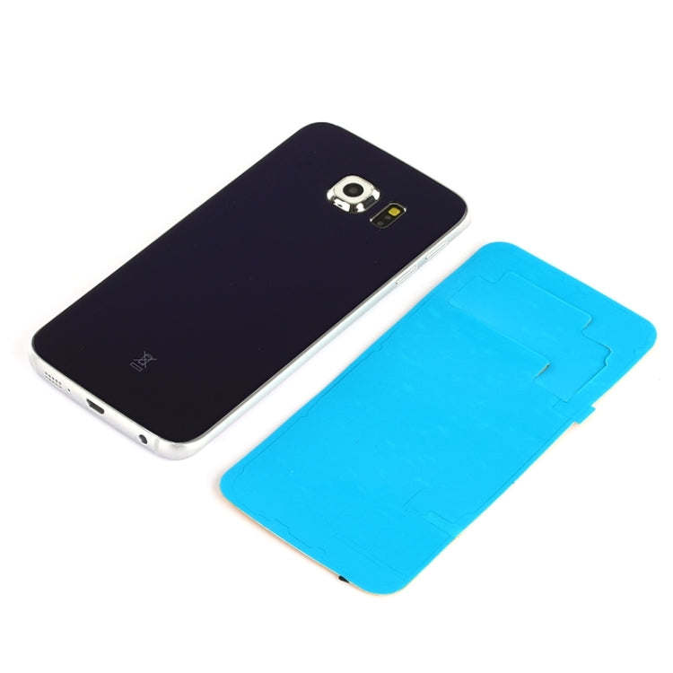 For Galaxy S6 Edge / G925 Original Battery Back Cover (Dark Blue) - Back Cover by buy2fix | Online Shopping UK | buy2fix