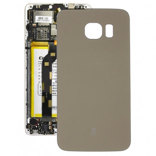 For Galaxy S6 Edge / G925 Original Battery Back Cover (Gold) - Back Cover by buy2fix | Online Shopping UK | buy2fix