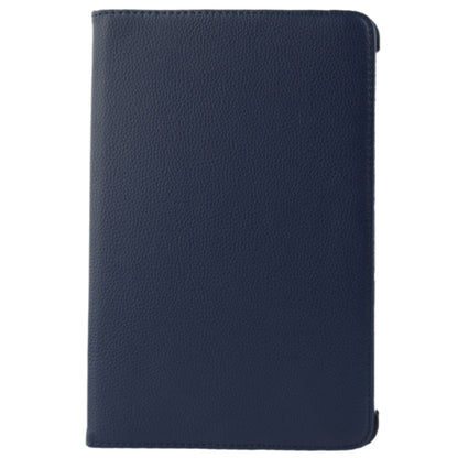 360 Degree Rotatable Litchi Texture Leather Case with Holder for Galaxy Tab 2 (10.1) / P5100(Dark Blue) - Other Galaxy Tab PC by buy2fix | Online Shopping UK | buy2fix