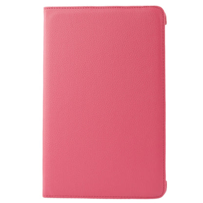 360 Degree Rotatable Litchi Texture Leather Case with Holder for Galaxy Tab 2 (10.1) / P5100(Magenta) - Other Galaxy Tab PC by buy2fix | Online Shopping UK | buy2fix