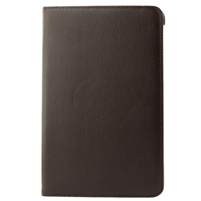 360 Degree Rotatable Litchi Texture Leather Case with Holder for Galaxy Tab 2 (10.1) / P5100(Brown) - Other Galaxy Tab PC by buy2fix | Online Shopping UK | buy2fix