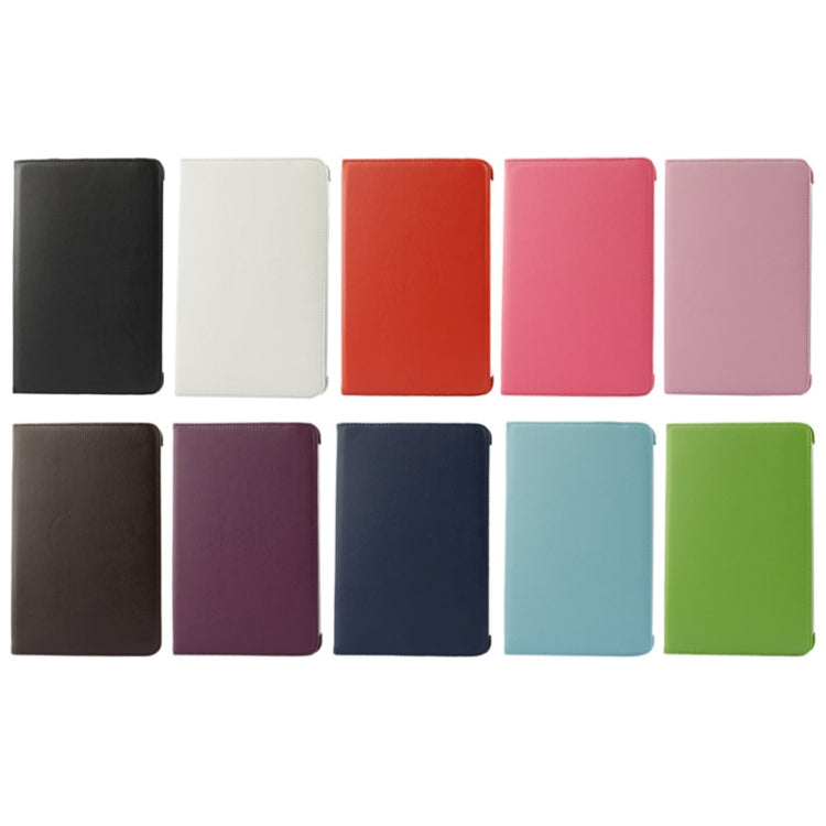 360 Degree Rotatable Litchi Texture Leather Case with Holder for Galaxy Tab 2 (10.1) / P5100(White) - Other Galaxy Tab PC by buy2fix | Online Shopping UK | buy2fix