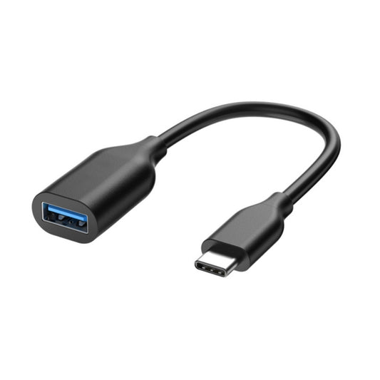 USB-C / Type-C 3.1 Male to USB 3.0 Female OTG Cable, Length: 19cm(Black) - OTG Adapter by buy2fix | Online Shopping UK | buy2fix
