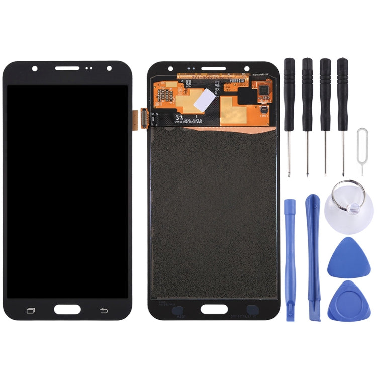LCD Screen and Digitizer Full Assembly (OLED Material ) for Galaxy J7 / J700, J700F, J700F/DS, J700H/DS, J700M, J700M/DS, J700T, J700P(Black) - LCD Screen by buy2fix | Online Shopping UK | buy2fix