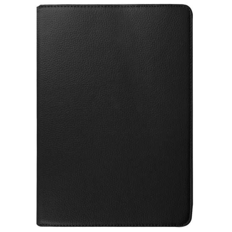 Litchi Texture Horizontal Flip Solid Color Leather Case with 360 Degrees Rotation Holder for Galaxy Tab S2 9.7 / T815(Black) by buy2fix
