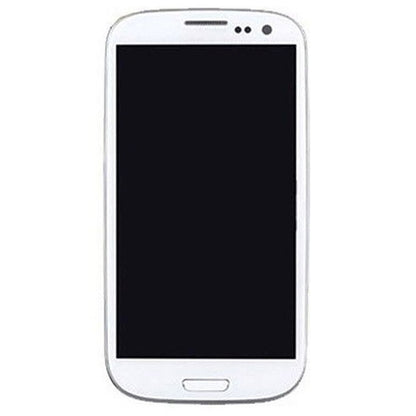 Original Super AMOLED LCD Screen for Samsung Galaxy SIII / i9300 Digitizer Full Assembly with Frame (White) - LCD Screen by buy2fix | Online Shopping UK | buy2fix