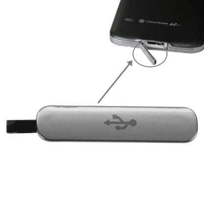 For Galaxy S5(Silver) USB Charger Dock Port Dustproof Cover - Others by buy2fix | Online Shopping UK | buy2fix