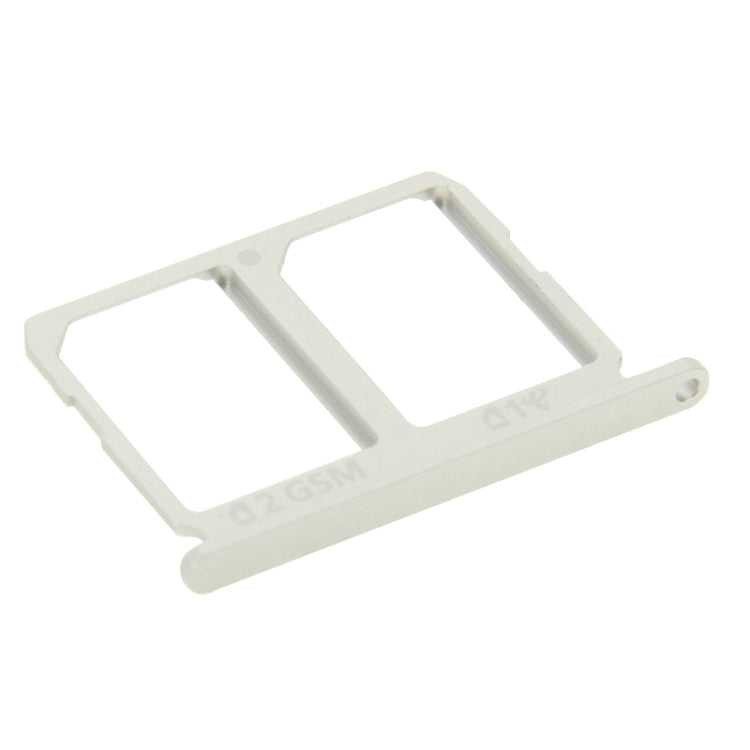 For Galaxy S6 2 SIM Card Tray (Silver) - Card Tray by buy2fix | Online Shopping UK | buy2fix