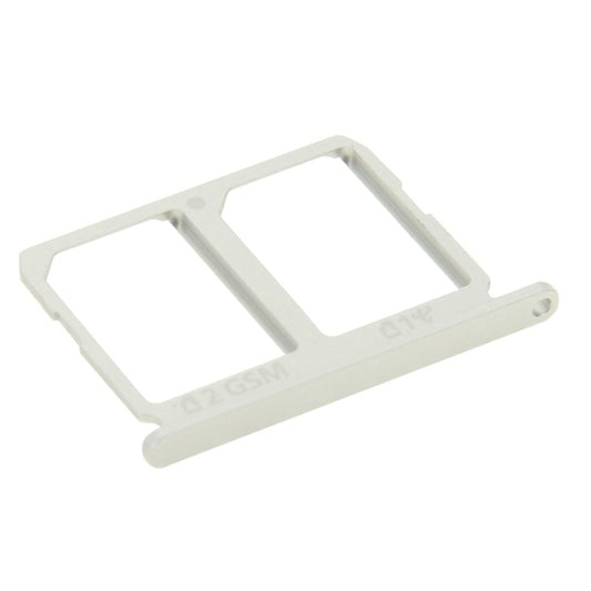 For Galaxy S6 2 SIM Card Tray (Silver) - Card Tray by buy2fix | Online Shopping UK | buy2fix