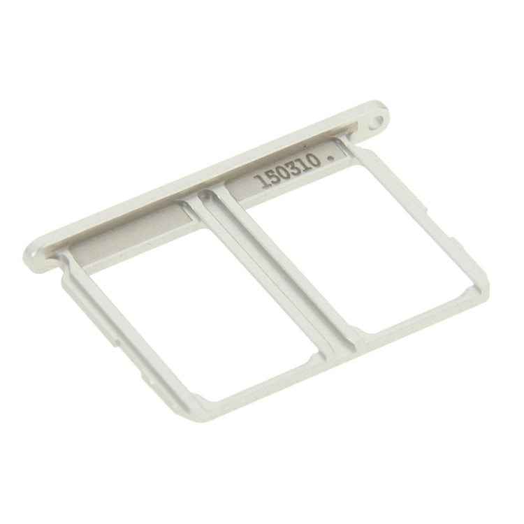 For Galaxy S6 2 SIM Card Tray (Silver) - Card Tray by buy2fix | Online Shopping UK | buy2fix