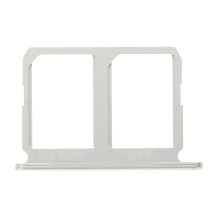 For Galaxy S6 2 SIM Card Tray (Silver) - Card Tray by buy2fix | Online Shopping UK | buy2fix