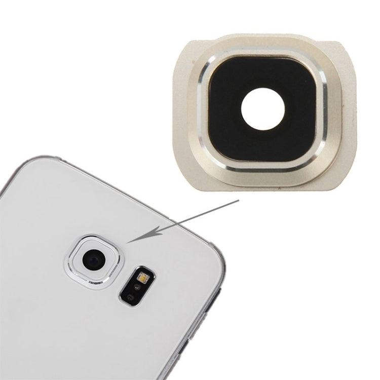 For Galaxy S6 Original Back Camera Lens Cover (Gold) - Camera Series by buy2fix | Online Shopping UK | buy2fix