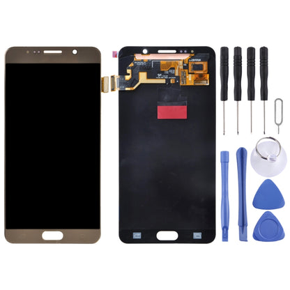 5.7 inch  Original LCD Screen and Digitizer Full Assembly for Galaxy Note 5 / N9200, N920I, N920G, N920G/DS, N920T, N920A(Gold) - LCD Screen by buy2fix | Online Shopping UK | buy2fix
