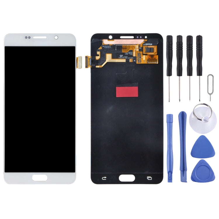 5.7 inch Original LCD Screen and Digitizer Full Assembly for Galaxy Note 5 / N9200, N920I, N920G, N920G/DS, N920T, N920A(White) - LCD Screen by buy2fix | Online Shopping UK | buy2fix