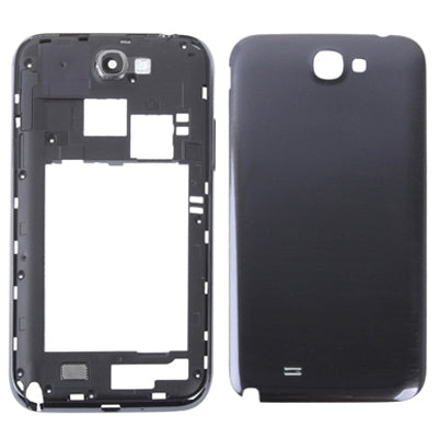 For Samsung Galaxy Note II / N7100 Original Battery Back Cover (Black) - Back Cover by buy2fix | Online Shopping UK | buy2fix