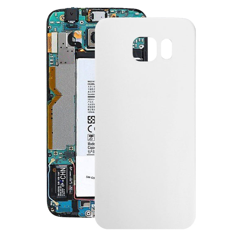 For Galaxy S6 / G920F Battery Back Cover (White) - Back Cover by buy2fix | Online Shopping UK | buy2fix