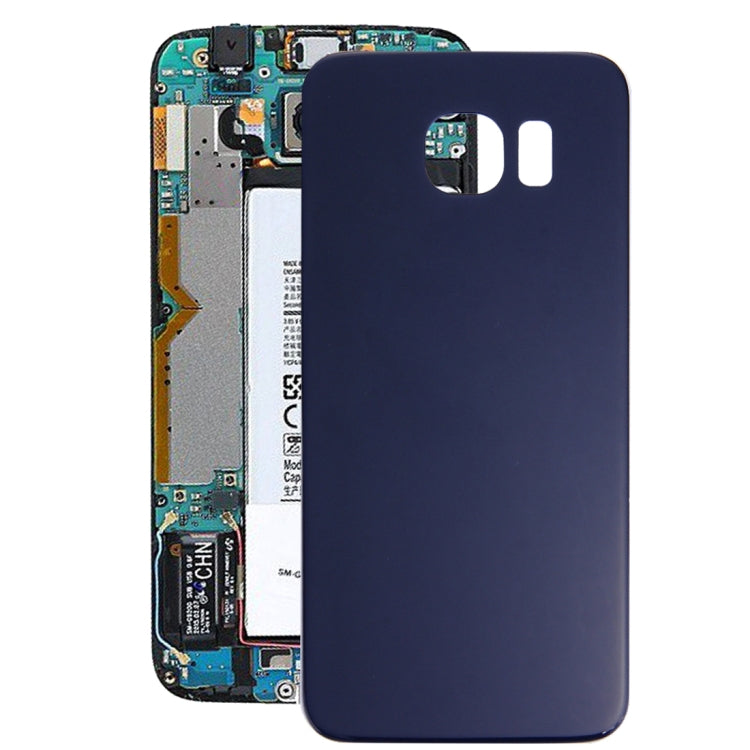 For Galaxy S6 Edge / G925 Battery Back Cover (Blue) - Back Cover by buy2fix | Online Shopping UK | buy2fix