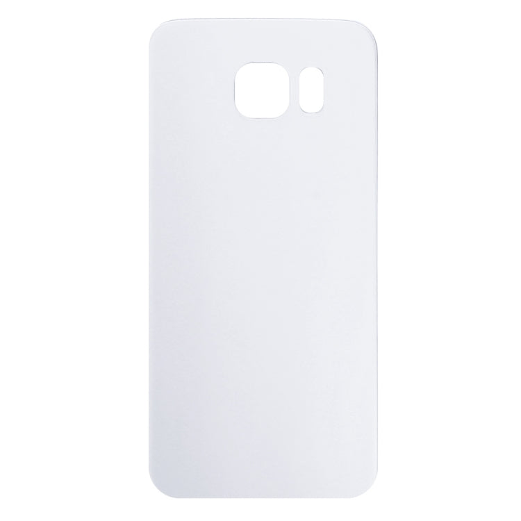 For Galaxy S6 Edge / G925 Battery Back Cover (White) - Back Cover by buy2fix | Online Shopping UK | buy2fix