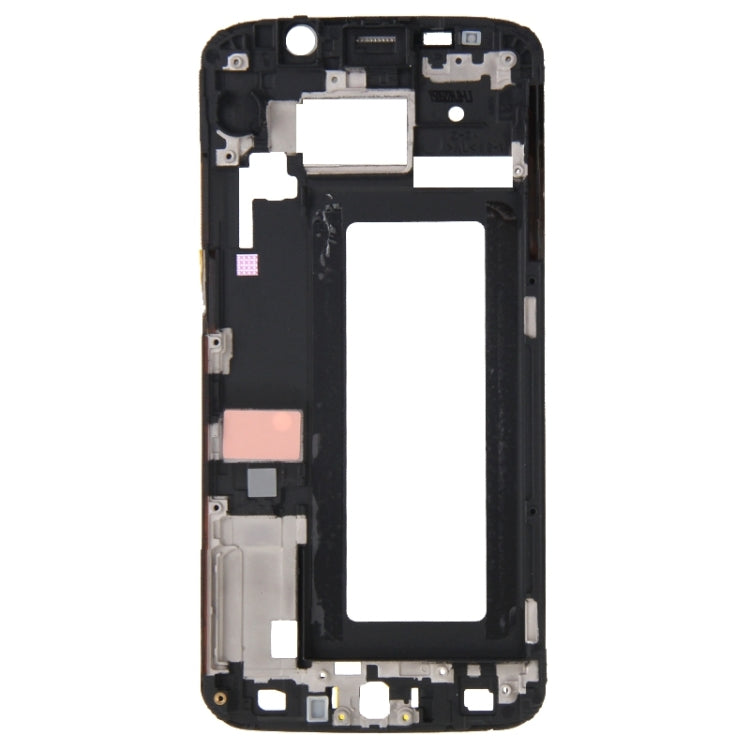 For Galaxy S6 Edge / G925 Full Housing Cover (Front Housing LCD Frame Bezel Plate + Battery Back Cover ) (Blue) - Frame Bezel Plate by buy2fix | Online Shopping UK | buy2fix