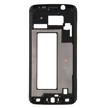 For Galaxy S6 Edge / G925 Full Housing Cover (Front Housing LCD Frame Bezel Plate + Battery Back Cover ) (Blue) - Frame Bezel Plate by buy2fix | Online Shopping UK | buy2fix