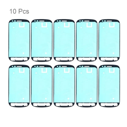 For Galaxy SIII mini / i8190 10pcs Front Housing Panel Adhesive Sticker - Adhesive Sticker by buy2fix | Online Shopping UK | buy2fix