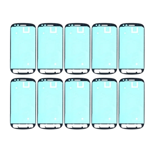 For Galaxy SIII mini / i8190 10pcs Front Housing Panel Adhesive Sticker - Adhesive Sticker by buy2fix | Online Shopping UK | buy2fix