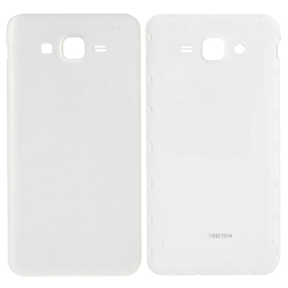For Galaxy J7 Battery Back Cover  (White) - Back Cover by buy2fix | Online Shopping UK | buy2fix